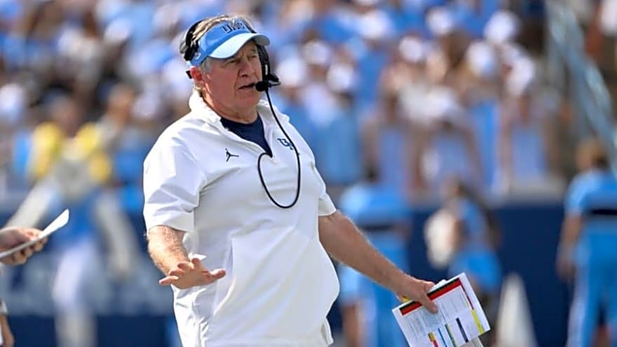 'Let’s Make It Three in a Row': Belichick Fires Up UNC Locker Room After 20–15 Stanford Win