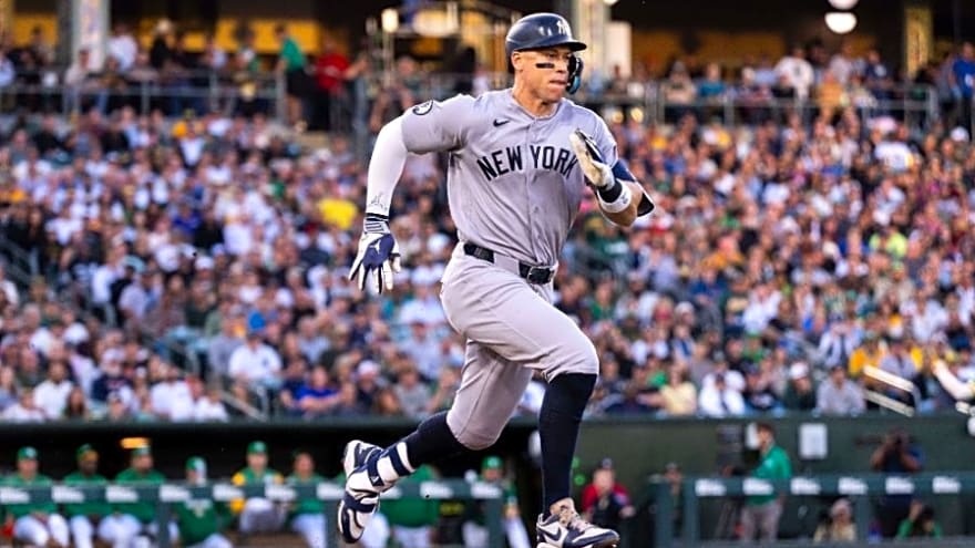 Aaron Judge out of the lineup ahead of Yankees vs. Guardians