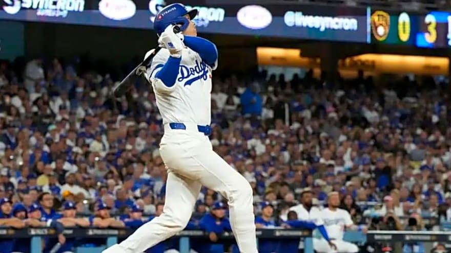 From one ace to another: Brewers’ Freddy Peralta gives Shohei Ohtani his flowers for historic Game 4 performance