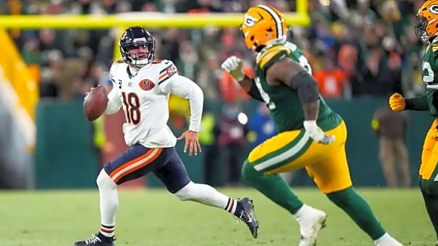 Packers catch break with Bears QB Caleb Williams down two top playmakers for Week 16