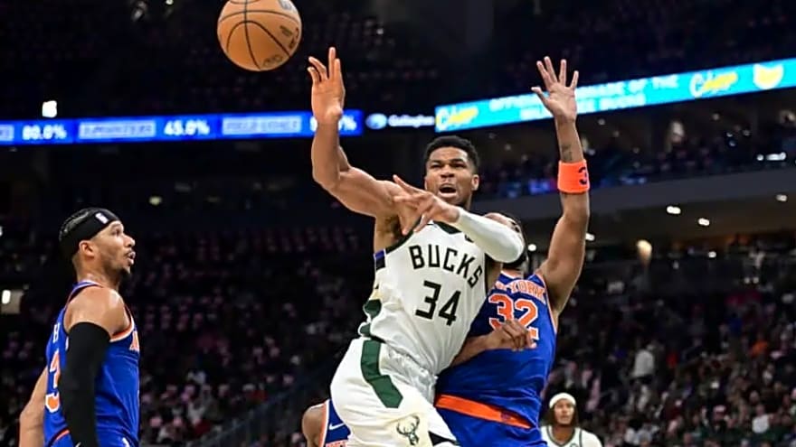 Giannis Antetokounmpo to Knicks buzz resurfaces amid Karl-Anthony Towns’ underwhelming play