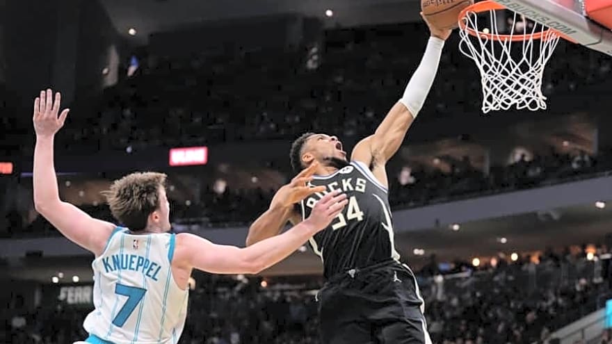 Bucks Giannis Antetokounmpo acknowledges Hornets rookie Kon Knueppel’s NBA IQ