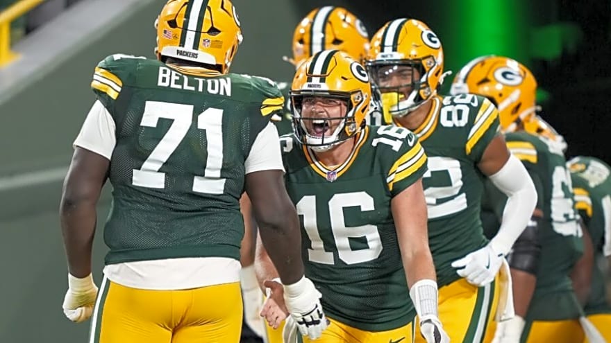 Packers 2nd rounder Anthony Belton answers bell in career start No. 2, his 1st at right guard