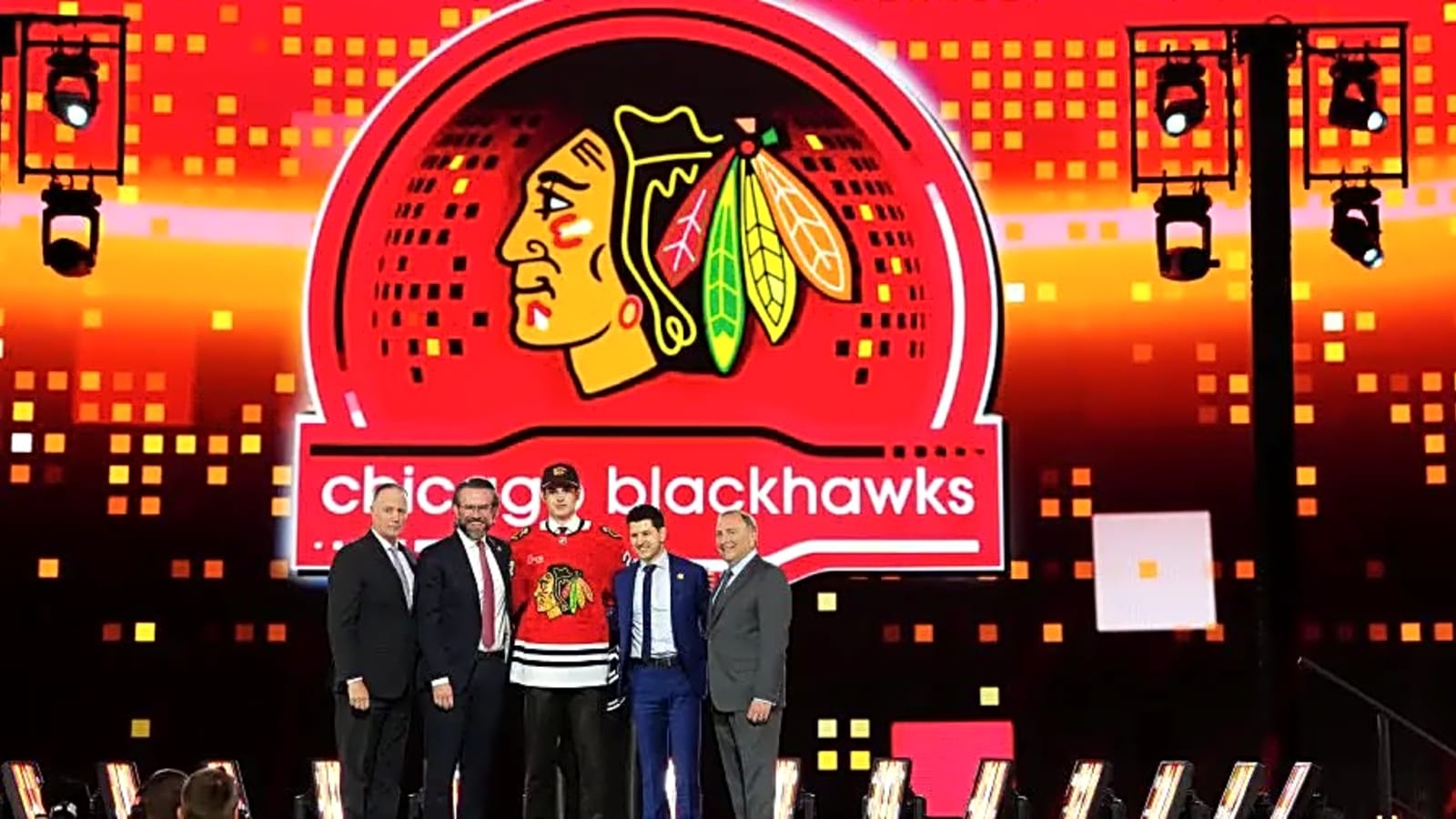  Chicago Blackhawks land the 3rd overall pick in the 2025 draft