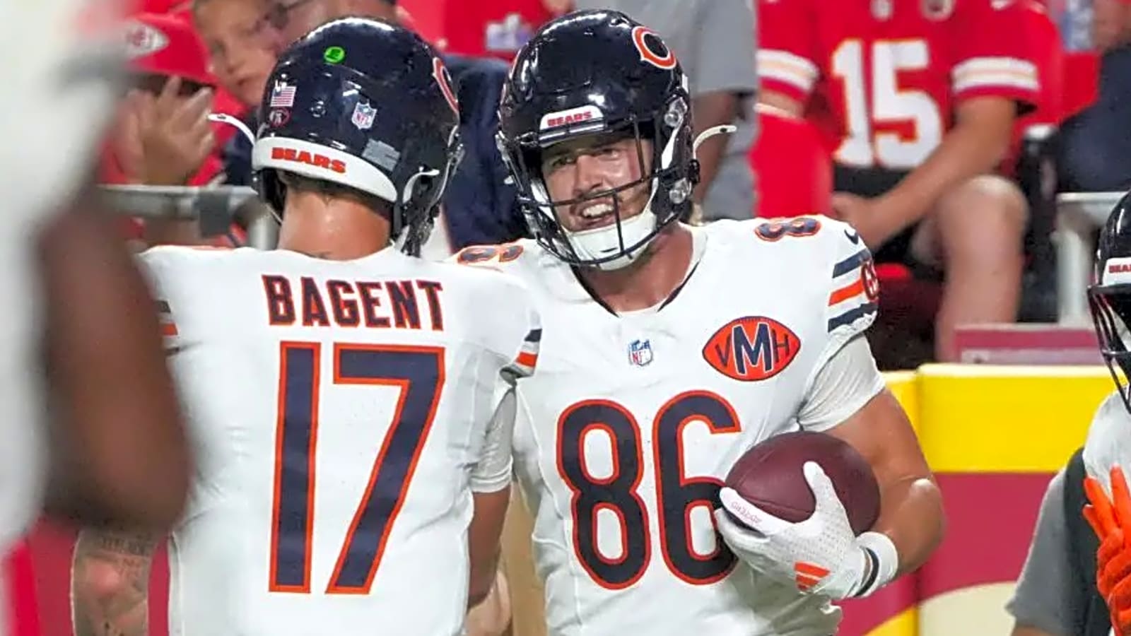 Chicago Bears cut 2025 preseason reception leader