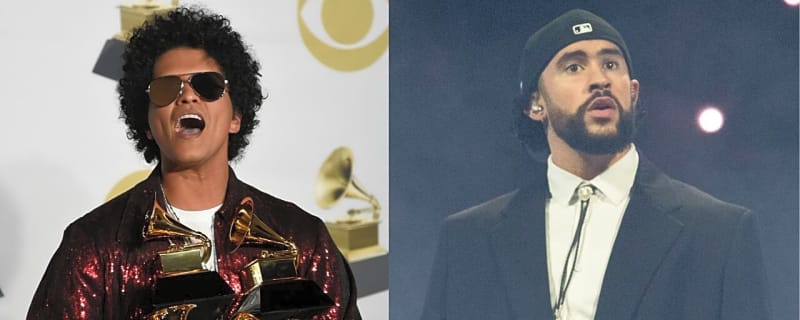 Bruno Mars’ Reaction to Bad Bunny Headlining the Super Bowl Halftime Show Is Going Viral