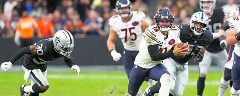 Bears vs. Raiders: Caleb Williams Overcomes Penalty Scares to Set Up Rome Odunze’s TD (Video)