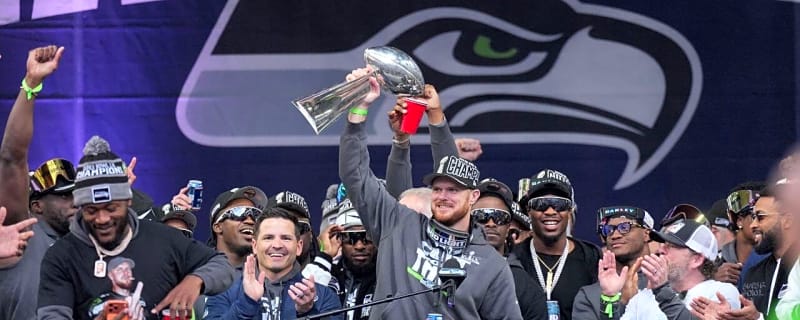 'My Wedding is Coming Up': Sam Darnold Gets Honest With John Schneider Following Super Bowl LX Win