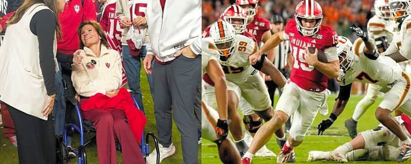 'You’re a QB, Not an RB': Elsa Mendoza Jokes to Fernando Mendoza as Son’s ‘Airborne’ TD Lifts Indiana