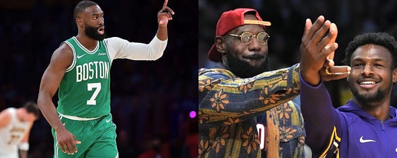 LeBron James Defends Son Bronny From Jaylen Brown’s Previously Disparaging Comments Against Him
