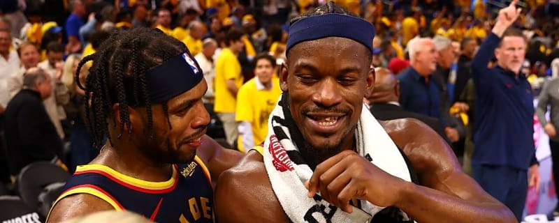 Jimmy Butler Can’t Help but Troll Buddy Hield While Hyping Up the Rest of His Teammates After Big Win vs Bulls