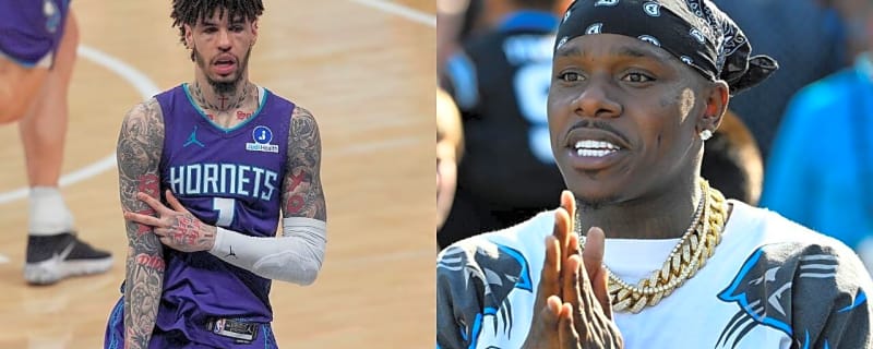 'I Just Crashed My Hellcat': LaMelo Ball Gets Courtside Consolation From DaBaby Over Crashing His Hummer