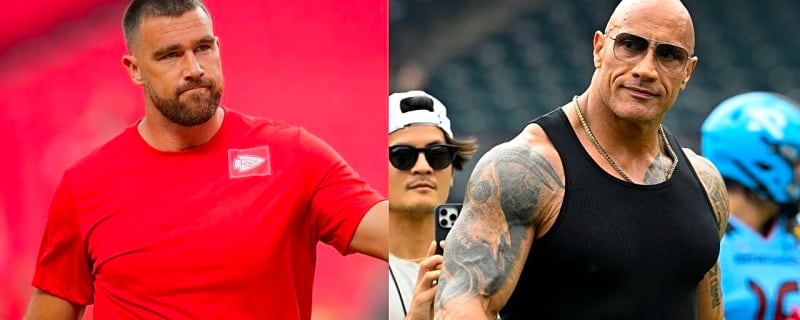 Dwayne 'The Rock' Johnson Asks Travis Kelce About His Plans to Appear at the WWE Wrestlemania Like His Brother Jason