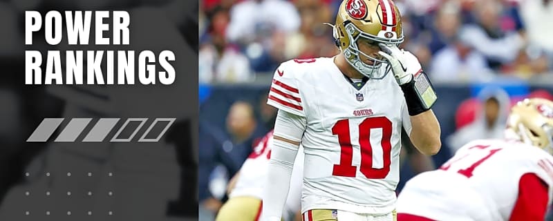 49ers in Week 9 power rankings: San Francisco slips after Texans loss