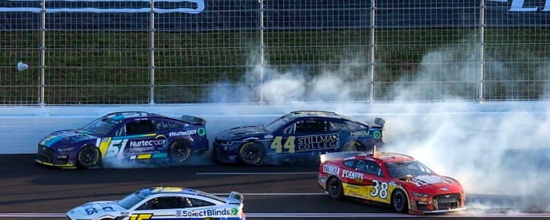 Looking Back at When Todd Gilliland Triggered One of NASCAR’s Biggest Crashes at EchoPark Speedway