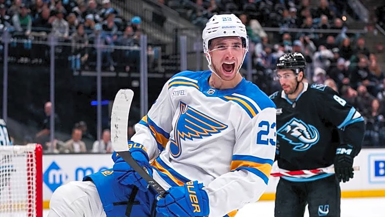 The expendability of Blues' Logan Mailloux
