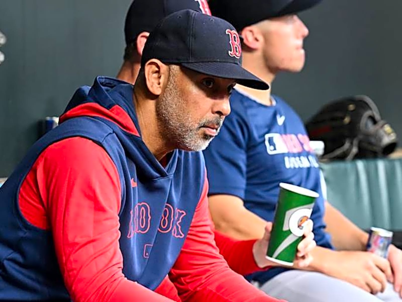 A blurry image of a celebrity