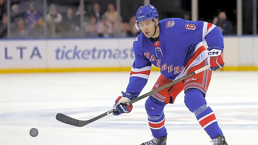 NY Rangers Place Defenseman Vincent Iorio on IR Ahead of Bruins Game