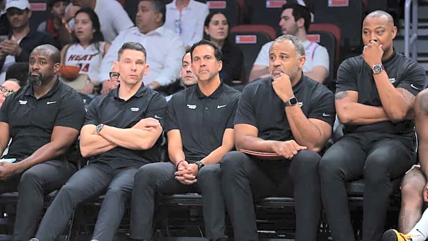 The Miami Heat return to court of the crime