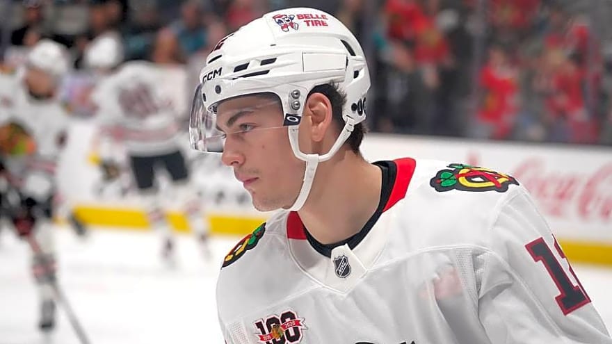 Sacha Boisvert has an opportunity to fill a hole in the Blackhawks' lineup