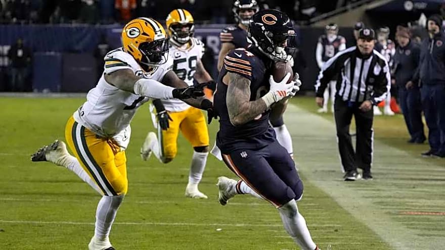 Two Bears land in the top five of PFF's rookie rankings for the Wild Card Round