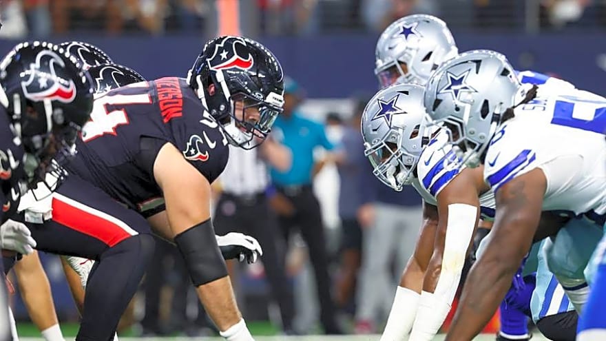 Texans Announce 5 Inactives for Week 4 vs. Cowboys — With One Big Surprise