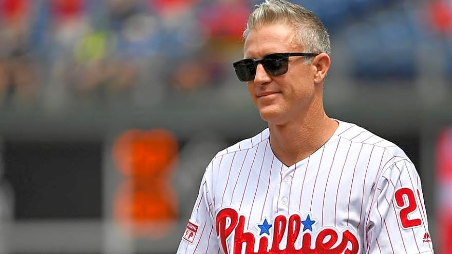 Chase Utley's Wall of Fame Speech Was A Tribute To The Phillies Fans That Took Him In