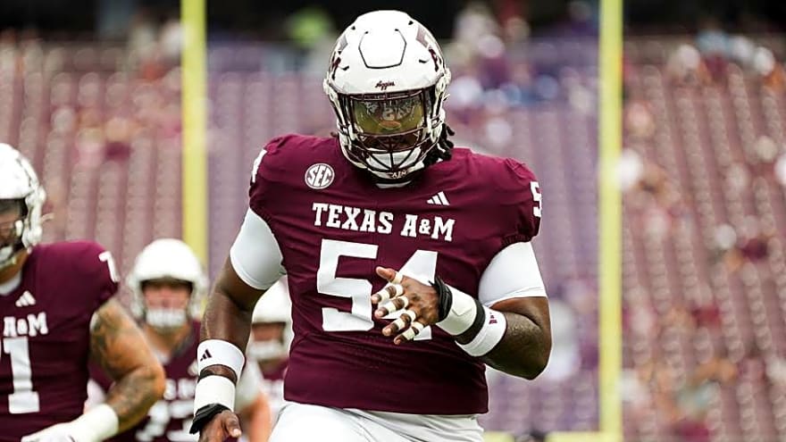 Texas A&M's Mark Nabou Jr. Named to Outland Trophy Preseason Watch List