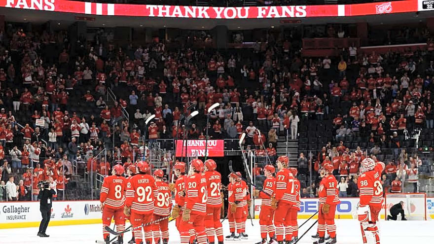 Red Wings Set 23-Man Opening Roster With Several Young Faces