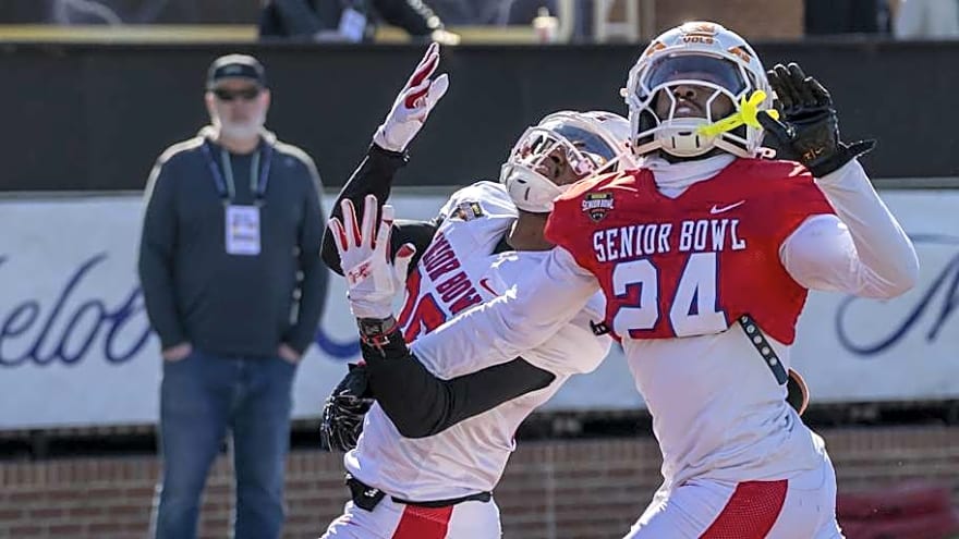 Wisconsin Badgers WR Vinny Anthony standing out at Senior Bowl practices for route-running