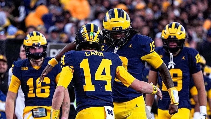 Tommy Carr or Bryce Underwood? Kyle Whittingham Talks Michigan's QB vs. Rutgers