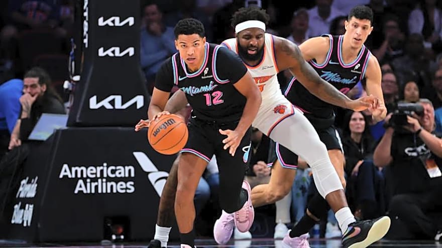 A calming presence in the chaos of the Miami Heat bench