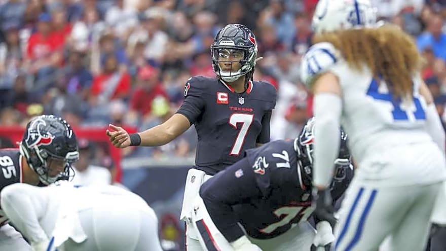 Texans Open as Clear Road Underdogs vs. Colts