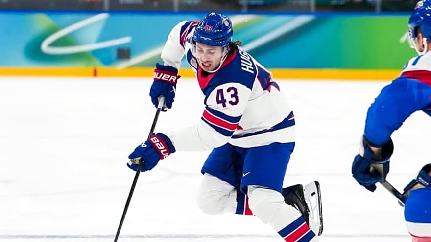 Wild's Quinn Hughes Sets USA Olympic Record in Gold Medal Game