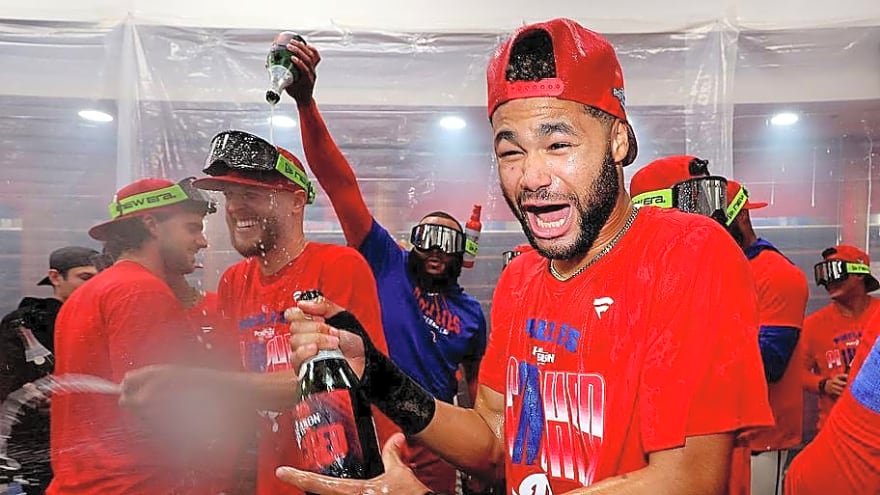 Phillies Rookies Soak In Moment of Clinching Postseason Berth After Long Season