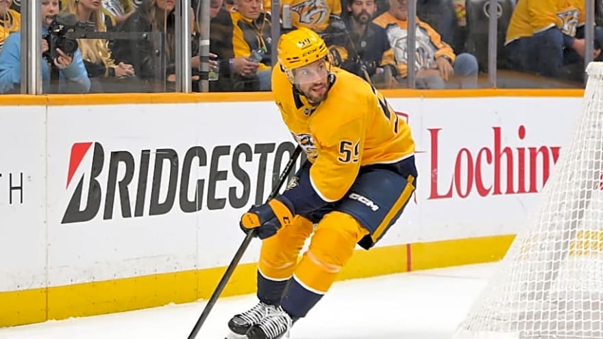 Predators Captain Returning From Injury for Avalanche Matchup
