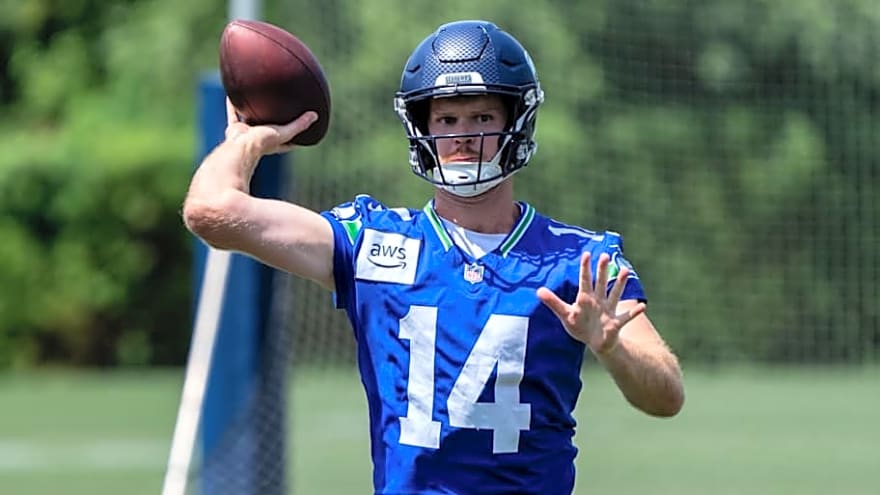Mike Macdonald on how Sam Darnold is settling in with Seahawks offense