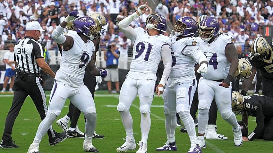 Ravens Rule Out $30M Pass Rusher Trey Hendrickson, Hopeful Left Tackle Ronnie Stanley Can Play