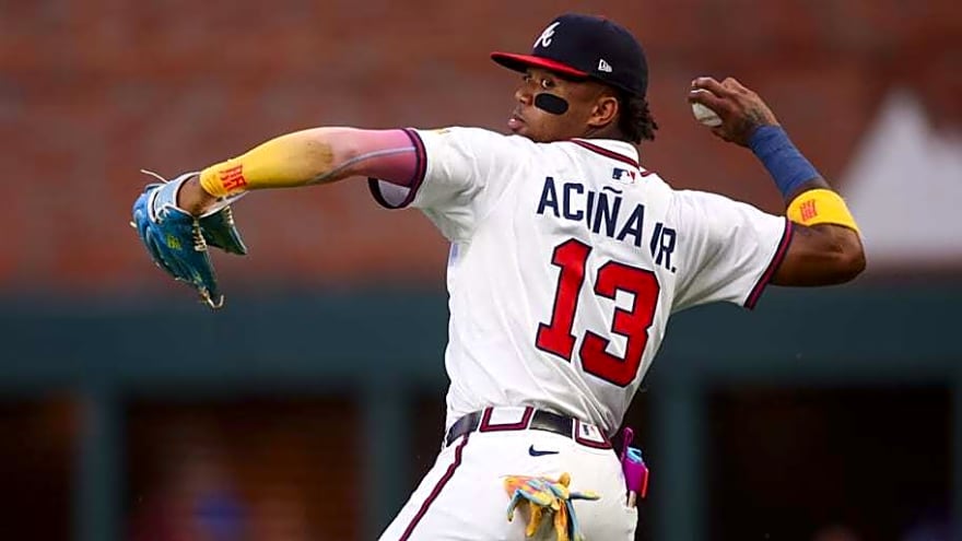 Insane Play From Braves Acuña Ranked Surprisingly Low on Top Plays List