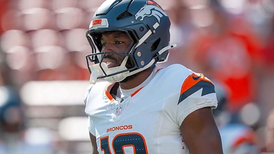 Broncos WR Marvin Mims Leaves Practice Due to Injury