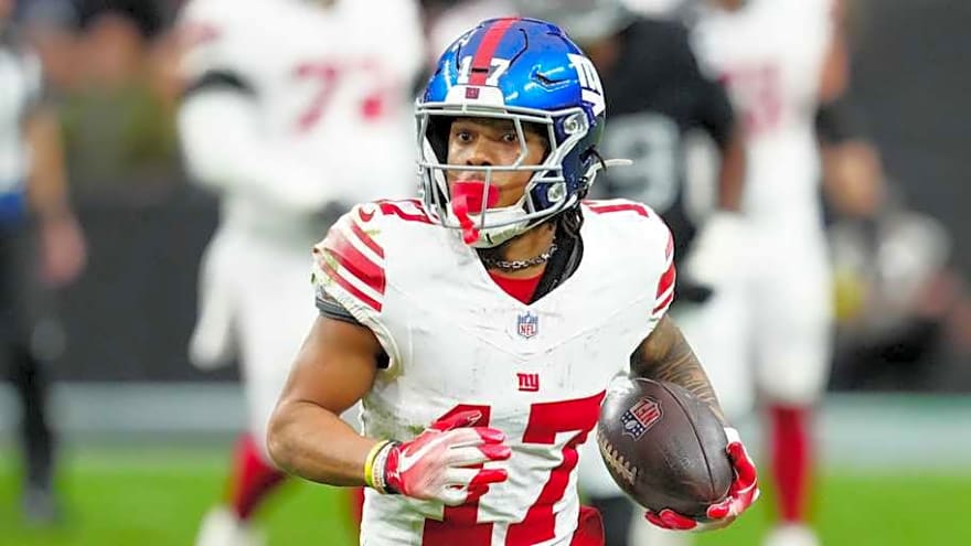 Theo Johnson, Wan'Dale Robinson Among 6 Declared Out by Giants for Week 18 Finale