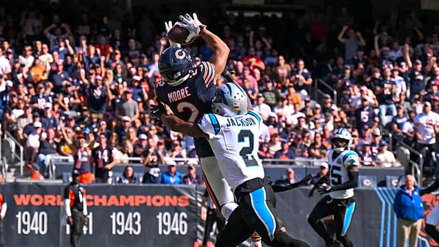 Bears&#39; pass catchers crack top 10 in new 2025 NFL ranking