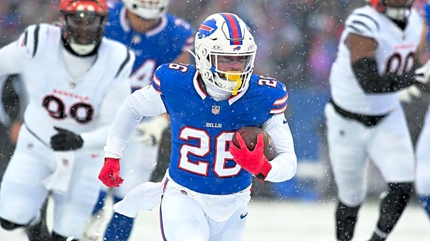 Bills' RB Ty Johnson: Veteran Enters Contract Year Ranked as Buffalo's No. 25 Player