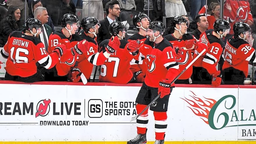 The Devils' bottom six is a numbers problem: too many NHL-caliber wingers, not enough spots