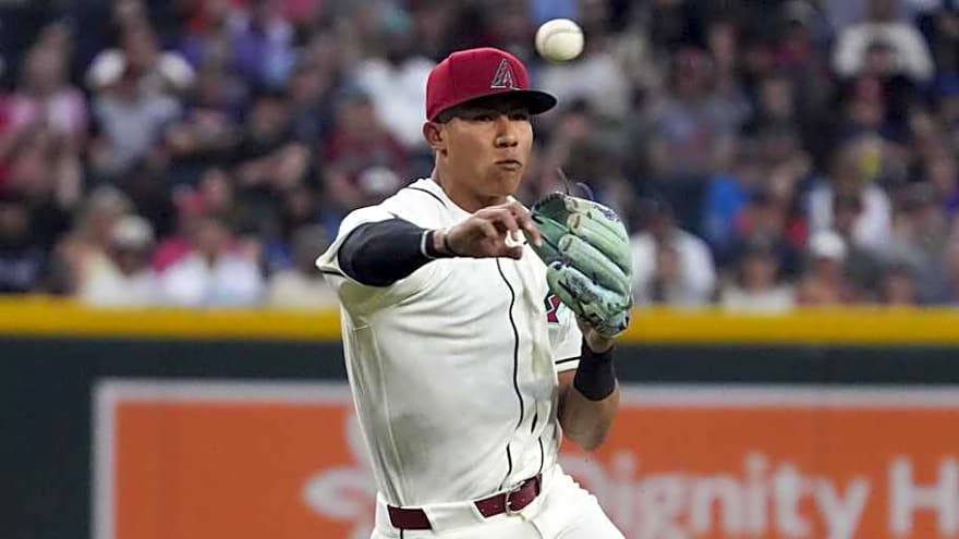 Electric Rookie Out of Diamondbacks' Lineup vs Braves