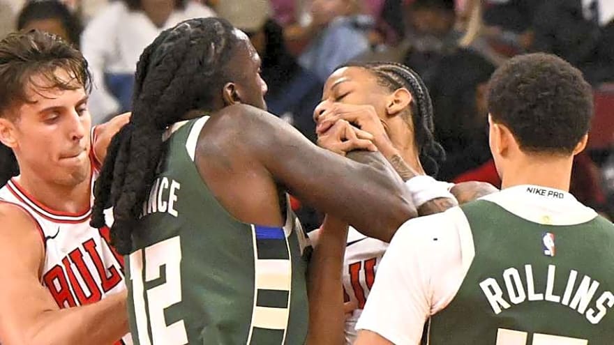 Chicago Bulls Guard Reacts to Getting Ejected in Altercation With Bucks