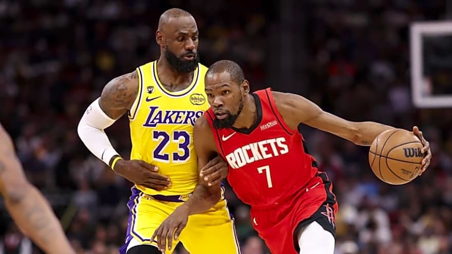 Rockets Creeping Up on Lakers in NBA's Western Conference Playoff Race