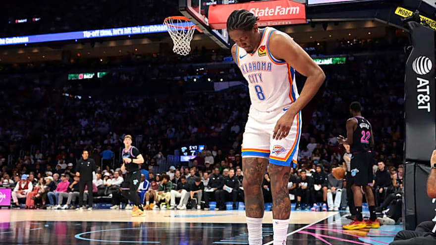 OKC Thunder Forward Jalen Williams Sidelined With Hamstring Strain
