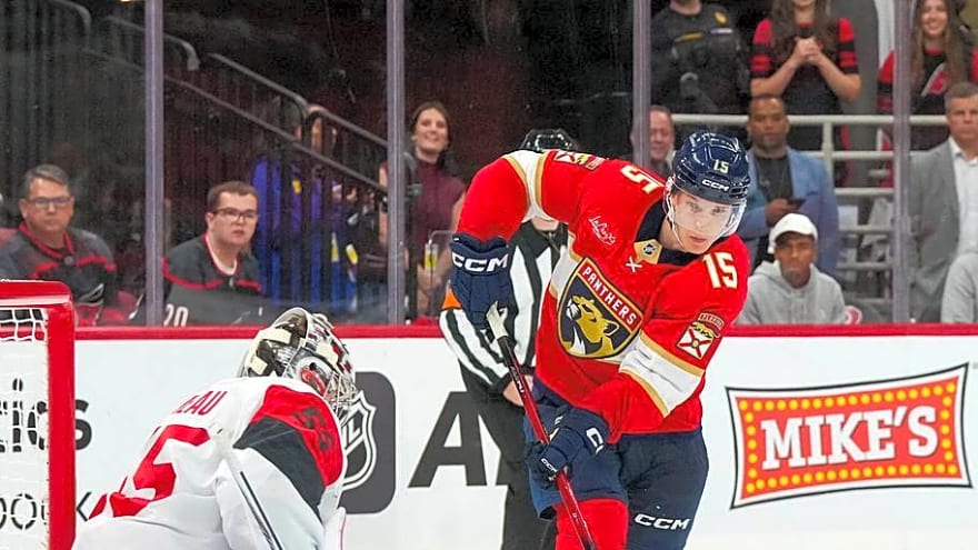 With Aleksander Barkov Missing, Panthers Must Turn to Anton Lundell