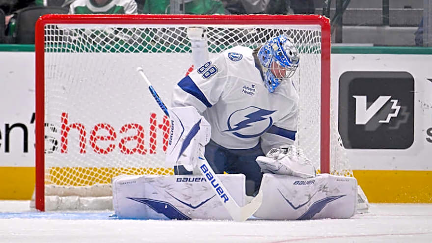 Lightning's Andrei Vasilevskiy Returns to Top NHL Goaltender